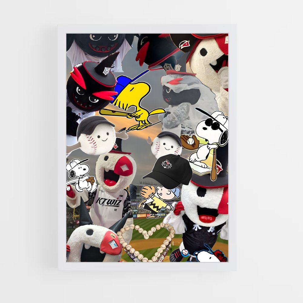 Poster Legends of the Diamond – affiche Baseball (vue 3)